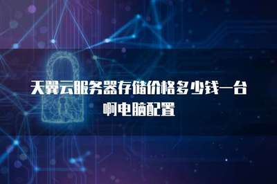 服務(wù)器存儲(chǔ)價(jià)格與電腦配置 數(shù)據(jù)服務(wù)的核心成本解析